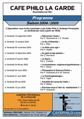 Programme 2004/2005